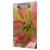 Roze en gele Tulip Klembord (Links)