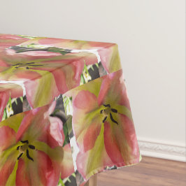 Roze en gele Tulip Tafelkleed