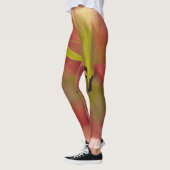 Roze en gele Tulp-Leggings Leggings (Links)