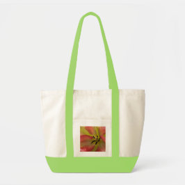 Roze en gele Tulp riem Tote Bag