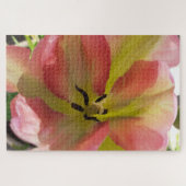 Roze en gele tulpen legpuzzel (Horizontaal)