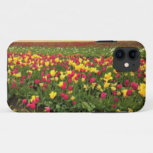 Roze en gele Tulpen, oregon Case-Mate iPhone Case (Achterkant (horizontaal))