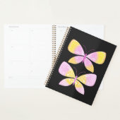 Roze en gele vlinders planner (Display)