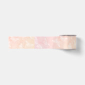 Roze en gele vlinders Satijnen lint (Voorkant)