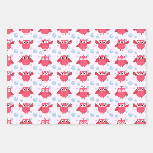 roze en gele vuil cadeaupapier (Voorkant)