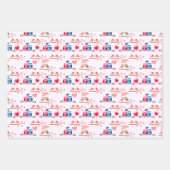 roze en gele vuil cadeaupapier (Voorkant 3)