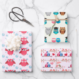 roze en gele vuil cadeaupapier