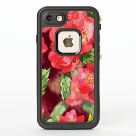 Roze en gele Waterverf Rozen met Griekenland (Achterkant)