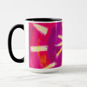 Roze en Gele Wiel Mok (Links)