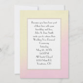 Roze en Gele Wow Renewal Kaart (Voorkant)