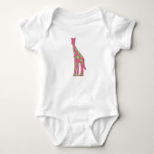 Roze en Giraffe Romper (Voorkant)