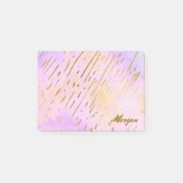 Roze en Gold Classy Post-it® Notes