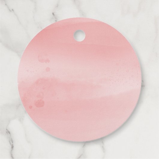 Roze en Gold Eiffeltoren Hartelijk dank Bedankjes Labels (Achterkant)