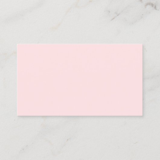 Roze en Gold Glitter Recipe Request Card Visitekaartje (Achterkant)