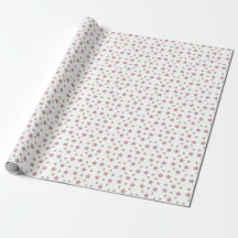 Roze en Gold Glitter Star Wrapping Paper