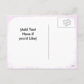 Roze en Gold Happy Holiday Briefkaart (Achterkant)