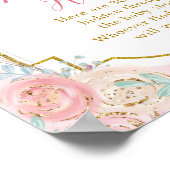 Roze en Gold Magical Carrousel Pacifier Hunt Poster (Hoek)