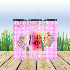 Roze en Gold Moeder Hustler Mam Thermosbeker