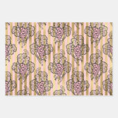 Roze en Gold Paris Inpakpapier Vel (Voorkant 2)