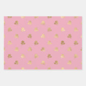 Roze en Gold Paris Inpakpapier Vel (Voorkant 3)