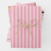 Roze en Gold Paris Inpakpapier Vel (In situ)