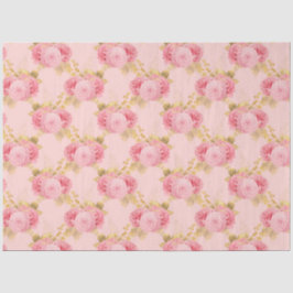 Roze en Gold Series Design 4 Tissuepapier