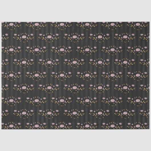 Roze en Gold Steampunk Series Design 18 Tissuepapier (Voorkant)