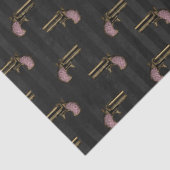Roze en Gold Steampunk Series Design 22 Tissuepapier (Detail)