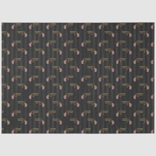Roze en Gold Steampunk Series Design 22 Tissuepapier (Voorkant)