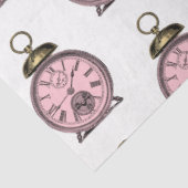 Roze en Gold Steampunk Series Design 35 Tissuepapier (Detail)