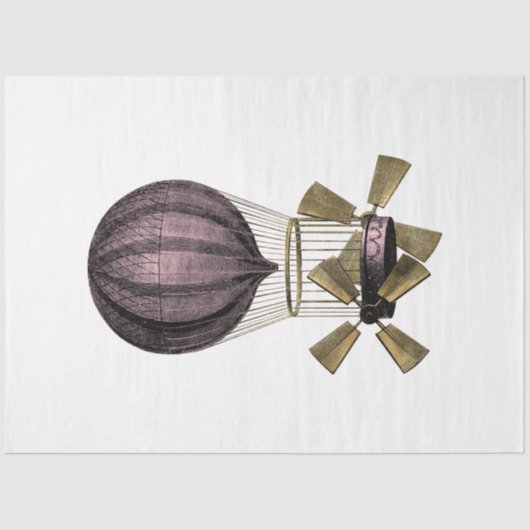 Roze en Gold Steampunk Series Design 38 Tissuepapier (Voorkant)