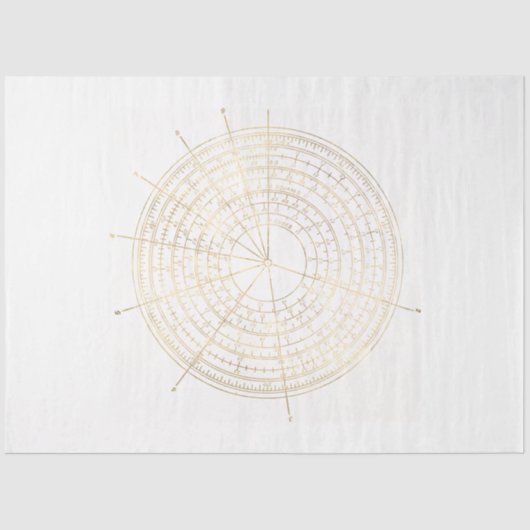 Roze en Gold Steampunk Series Design 42 Tissuepapier (Voorkant)