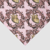 Roze en Gold Steampunk Series Design 44 Tissuepapier (Detail)