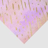 Roze en Gold  Tissuepapier (Detail)