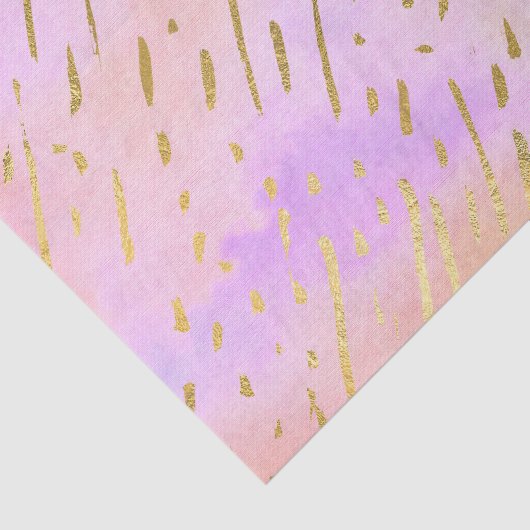 Roze en Gold Tissuepapier (Detail)