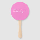 Roze en Gold Tropical Flamingo Girl Baby shower Handwaaier (Achterkant)