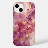 Roze en goud Case-Mate iPhone case (Achterkant)