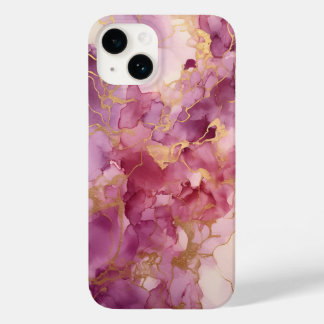 Roze en goud Case-Mate iPhone 14 hoesje