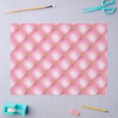 Roze en Goud Getuft Tissuepapier (Craft)