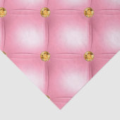 Roze en Goud Getuft Tissuepapier (Detail)