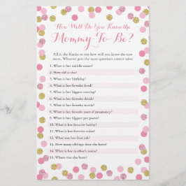 Roze en goud hoe goed je de mama Quiz kent