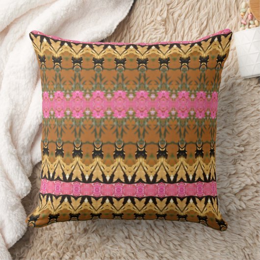 Roze en goud kussen (Deken)