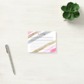 Roze en goud om Post-it opmerkingen te maken Post-it® Notes (Kantoor)