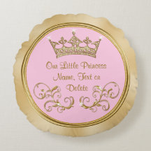 Roze en Goud Onze Kleine Prinses Kussens