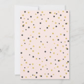 Roze en goud | Pensioenpartij voor Confetti met he Kaart (Achterkant)