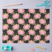 Roze en Goud Serie Design 10 Tissuepapier (Craft)