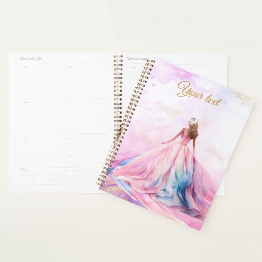 Roze en Goud Sweet Sixteen Planner (Display)