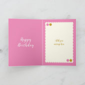 Roze en goud voegen foto's toe, dochter op wettige kaart (Binnen)