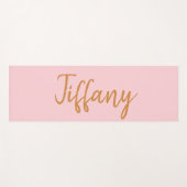  roze en goud yogamat (Voorkant (horizontaal))