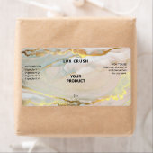 Roze en goudalcohol Dropperflaconlabels Etiket (Insitu)